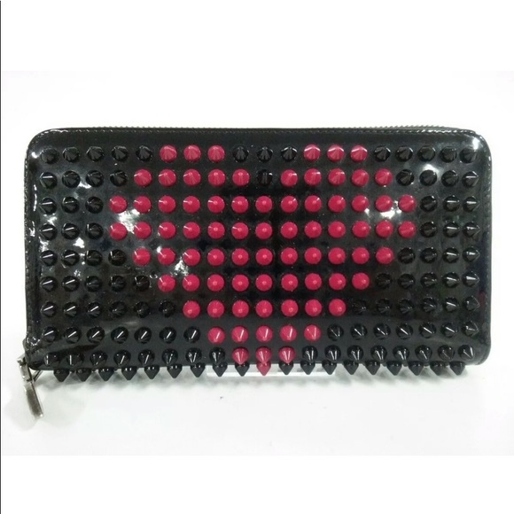 Authentic Christian Louboutin zip wallet Panettone - Picture 2 of 6